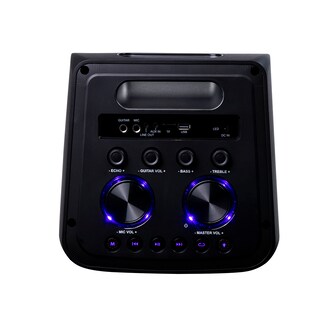 Foto 2 | Bocina Inalámbrica Rolling Stone Woodstock color Negro de 6.5 x 2 Pulgadas con Full Panel Led