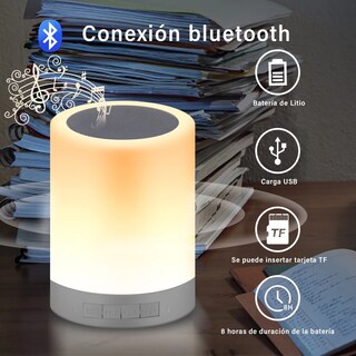Foto 2 | Bocina Bluetooth Recargable Malubero con 7 Colores Distintos