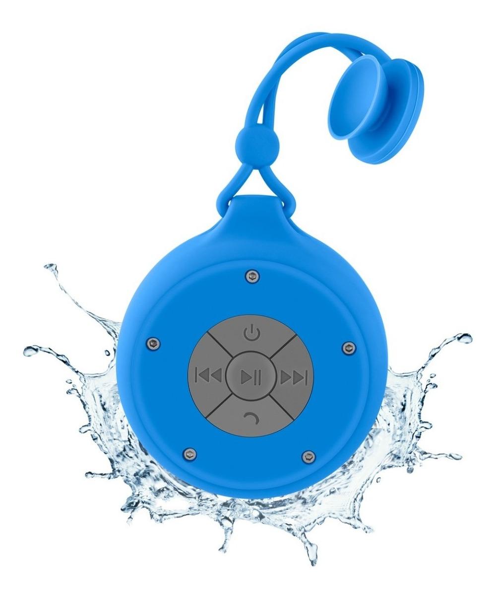 Foto 2 pulgar | Bocina Bluetooth Steren Shower color Azul