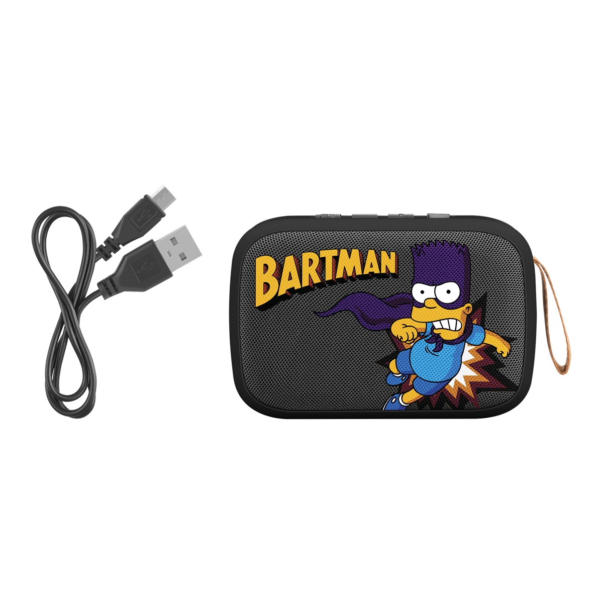 Foto 3 pulgar | Mini Bocina Bluetooth The Simpsons Bartman