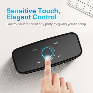 Foto 3 | Altavoz Bluetooth Doss Soundbox Touch Portátil Inalámbrico Sonido HD 12w, Ipx5 Control Táctil, Manos Libres color Negr