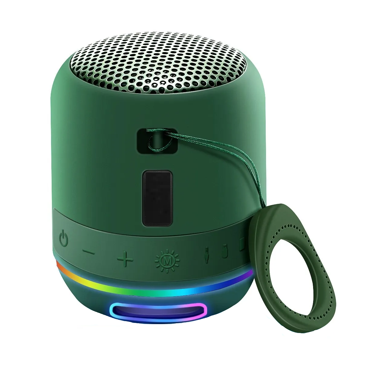 Foto 2 pulgar | Bocina Eo Safe Imports Bluetooth Altavoz Impermeable con Luces Verde