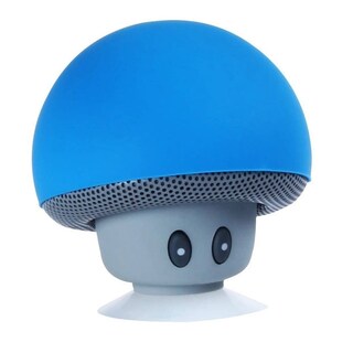 Foto 1 | Bocina Bluetooth Diseño de Hongo Audio Hd color Azul