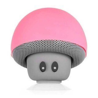 Foto 1 | Bocina Bluetooth Diseño de Hongo Audio Hd color Rosa