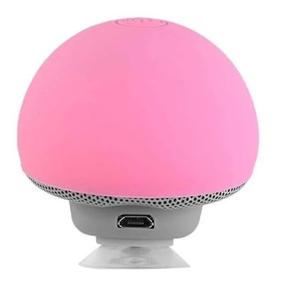 Foto 2 | Bocina Bluetooth Diseño de Hongo Audio Hd color Rosa