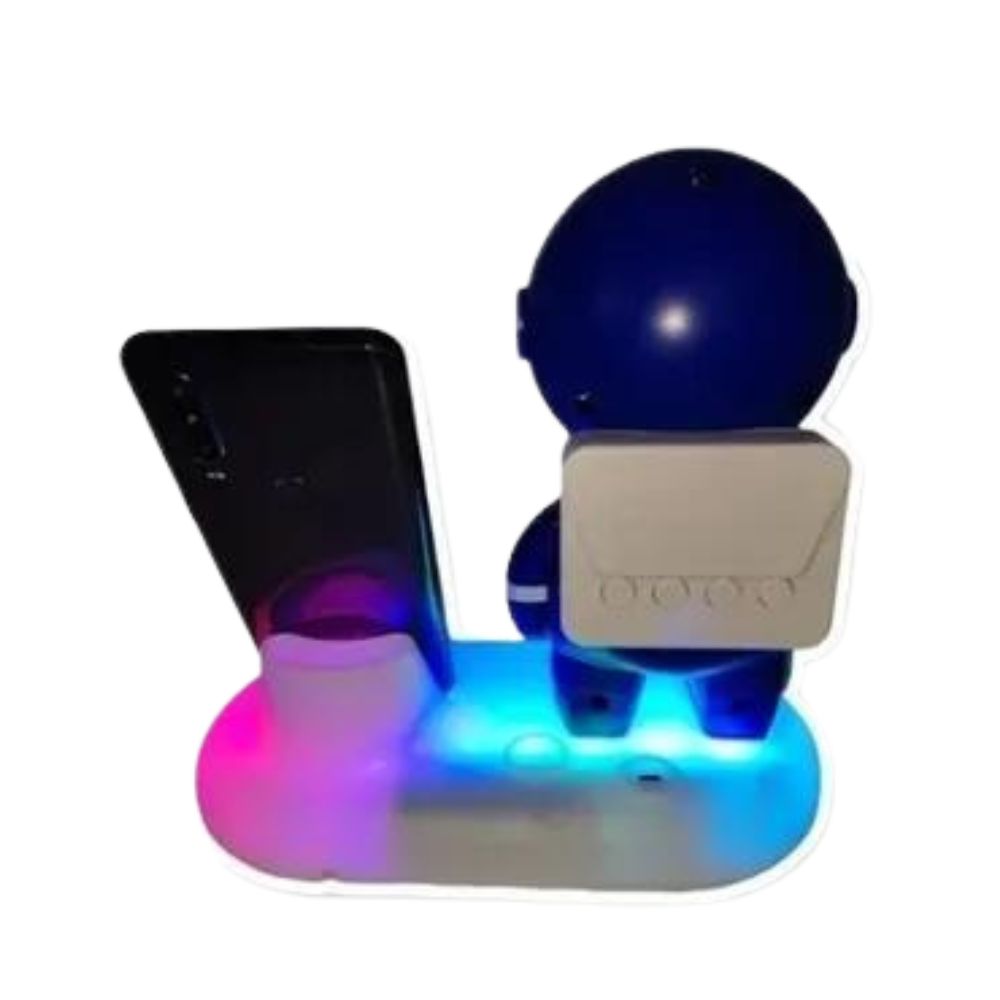 Foto 3 pulgar | Bocina Bluetooth Con Luces Led