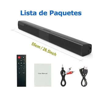 Foto 2 | Barra de Sonido con Bluetooth Eo Safe Imports Esi-285