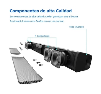 Foto 3 | Barra de Sonido con Bluetooth Eo Safe Imports Esi-285