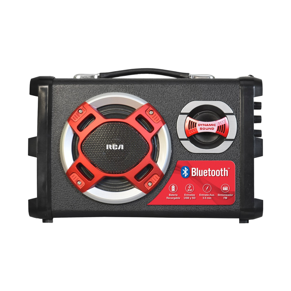 Bocina RCA SP82BT Portable Bluetooth Negro