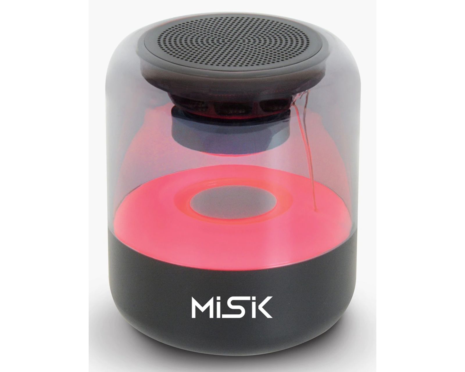 Foto 2 | Bocina Bluetooth Misik MS237 Multicolor Cubierta de Acrílico TWS USB Luz LED