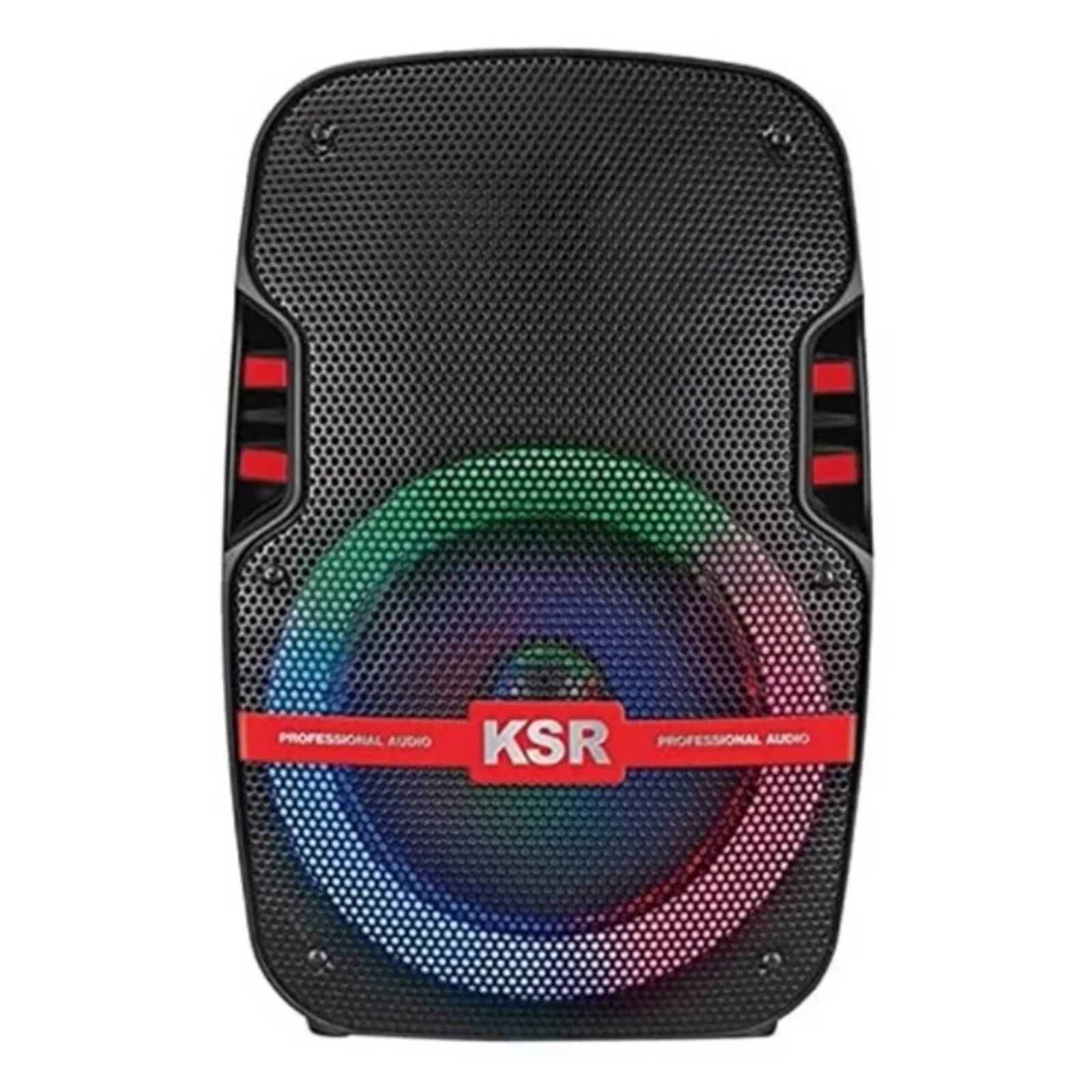 Foto 2 pulgar | Bocina KSR KSW-5008 color Negro Recargable 8"