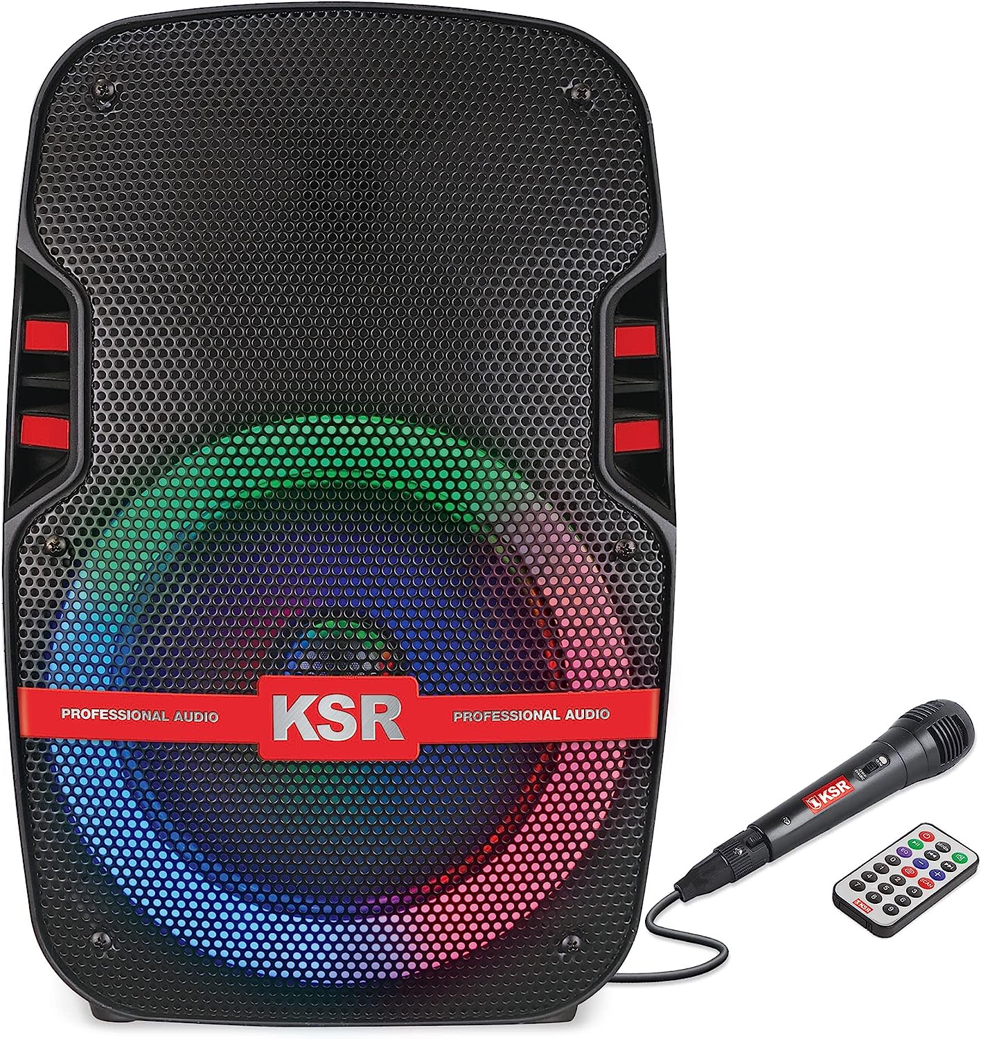 Foto 5 pulgar | Bocina KSR KSW-5008 color Negro Recargable 8"