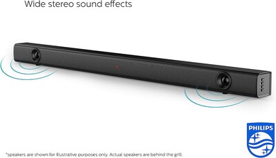 Foto 4 | Barra de Sonido Philips HTL1508/37 color Negro Bluetooth Teatro en Casa 2.0 Canales