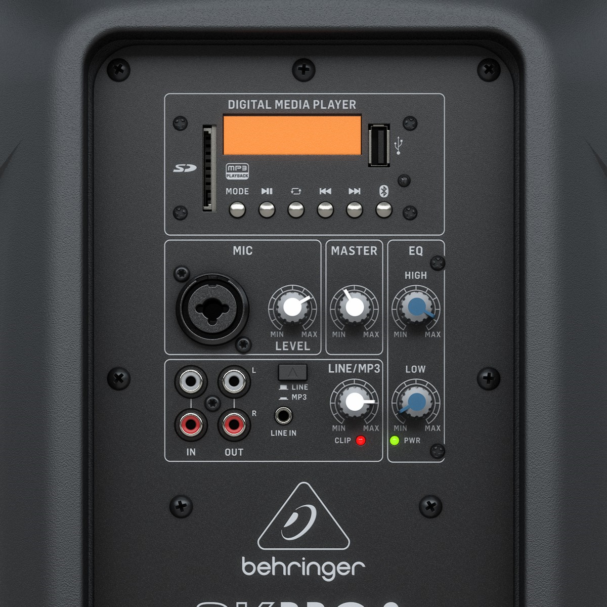 Foto 6 pulgar | Bafle Activo Behringer PK110A color Negro Bluetooth Bocina 10 "