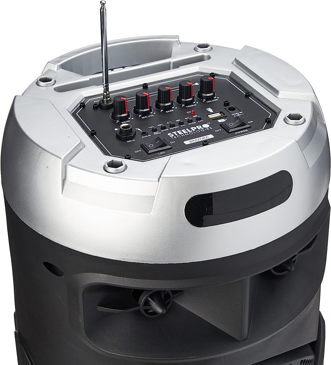 Foto 4 | Bocina Steelpro Bazzoka color Negro con Bluetooth