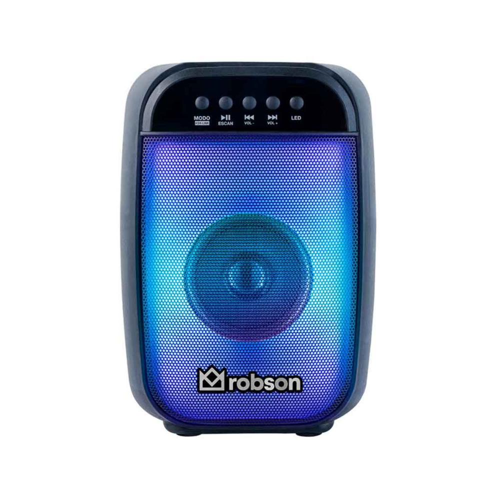 Bocina Robson MSA-1002 color Negro 3'' Recargable Bluetooth