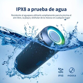 Foto 3 | Bocina Portátil Recargable con Bluetooth Eo Safe Imports Esi-5125 color Negro