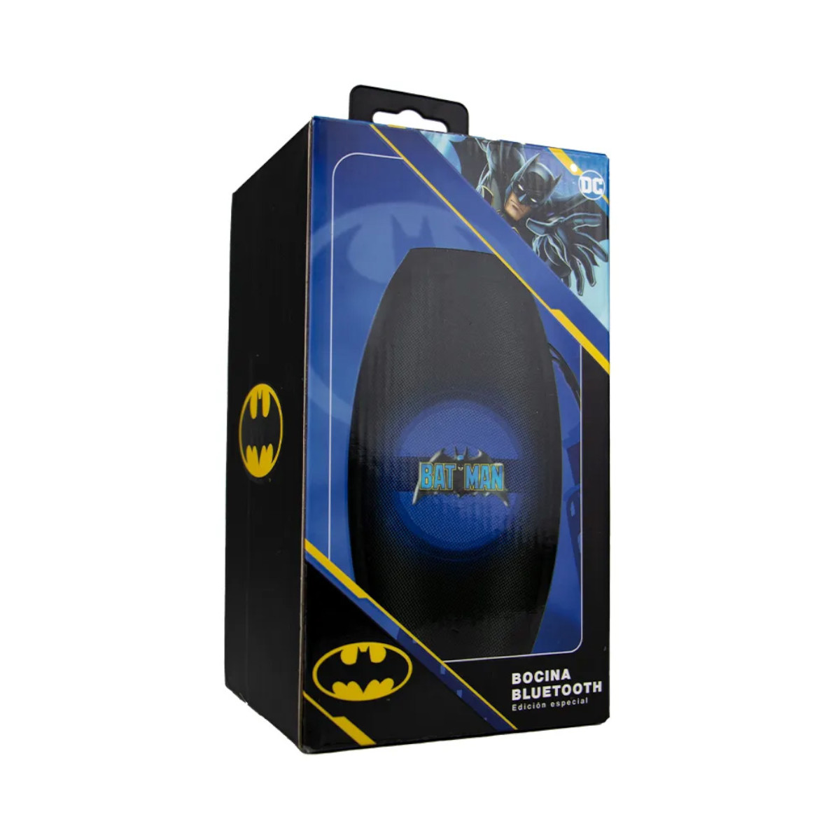 Foto 4 pulgar | Bocina Batman Logo Azul GEEK Industry Bluetooth Radio Fm Usb