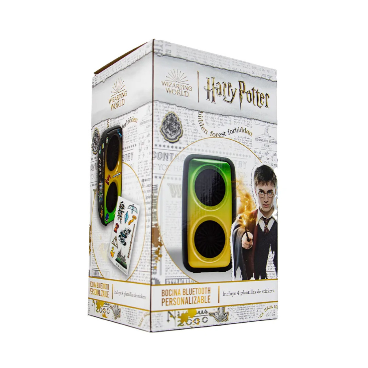 Foto 5 pulgar | Bocina Doble Harry Potter GEEK Industry Bluetooth Radio Fm