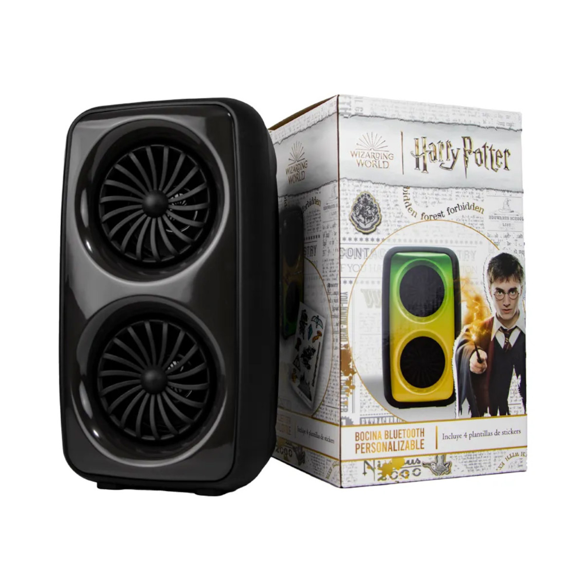 Foto 6 pulgar | Bocina Doble Harry Potter GEEK Industry Bluetooth Radio Fm