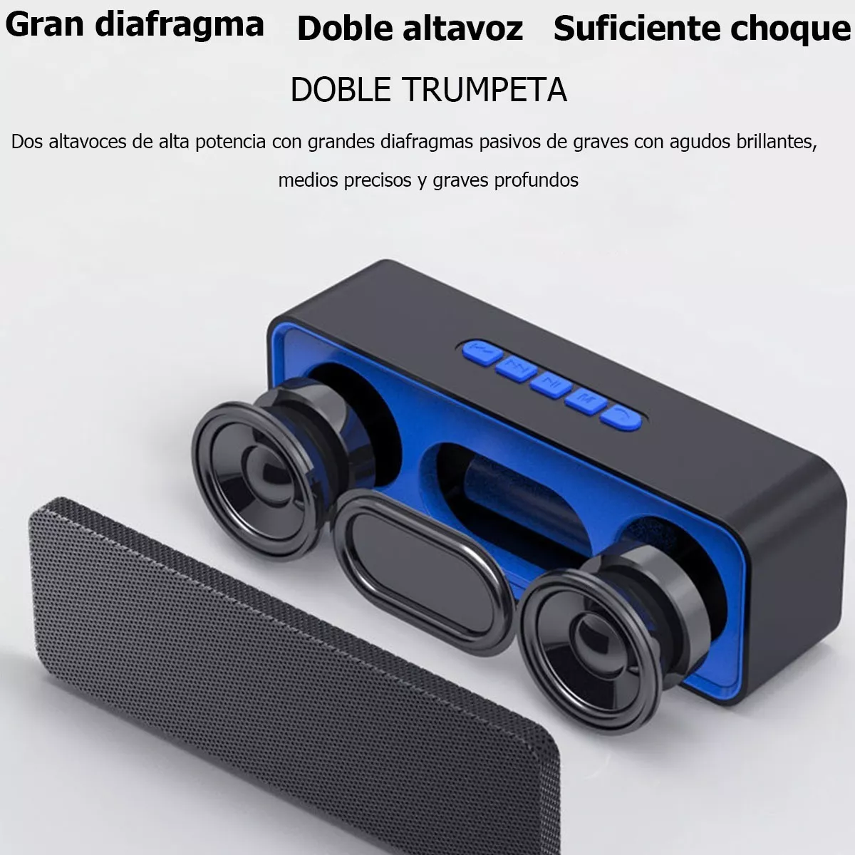 Foto 4 pulgar | Inalámbricos Bocina Portatil Bluetooth Altavoces Duales Eo Safe Imports Esi-6041 Negro