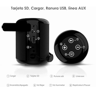 Foto 2 | Bocinas Pc Portátil Multimedia Altavoces Eo Safe Imports Esi-6038 Negro