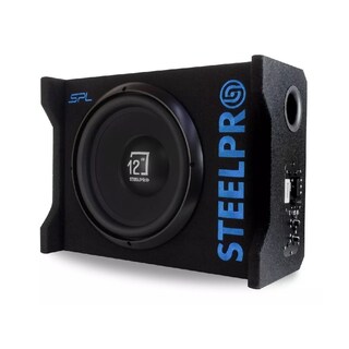 Foto 2 | Subwoofer 12'' Steelpro Amplificador Slim Design 1200 W