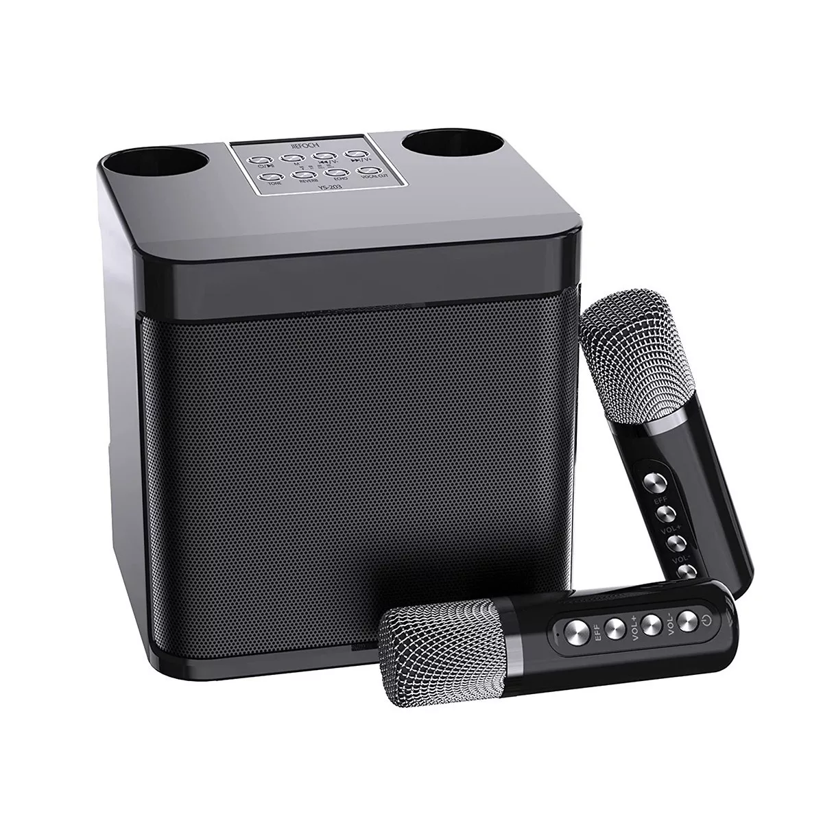 Bocina Altavoz Inalámbrica Eo Safe Imports Esi-6393 color Negro con Karaoke