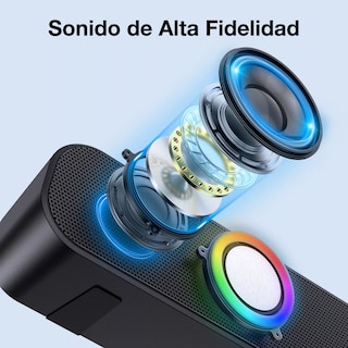 Foto 3 | Bocina Eo Safe Imports Esi-6388 color Negro Bluetooth Portátil para PC Inalámbrica