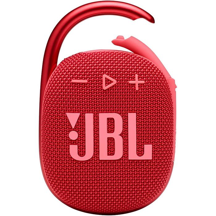 Bocina Bluetooth Jbl Clip 4 Impermeable Inalámbrica color Rojo