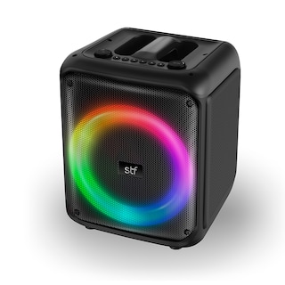 Foto 3 | Bocina Portátil Power Block Stf 8 Pulgadas color Negro