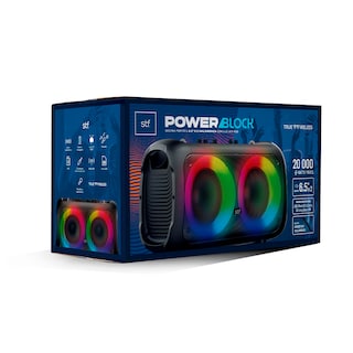Foto 5 | Bocina Portátil Power Block STF 6.5X2 Pulgadas color Negro