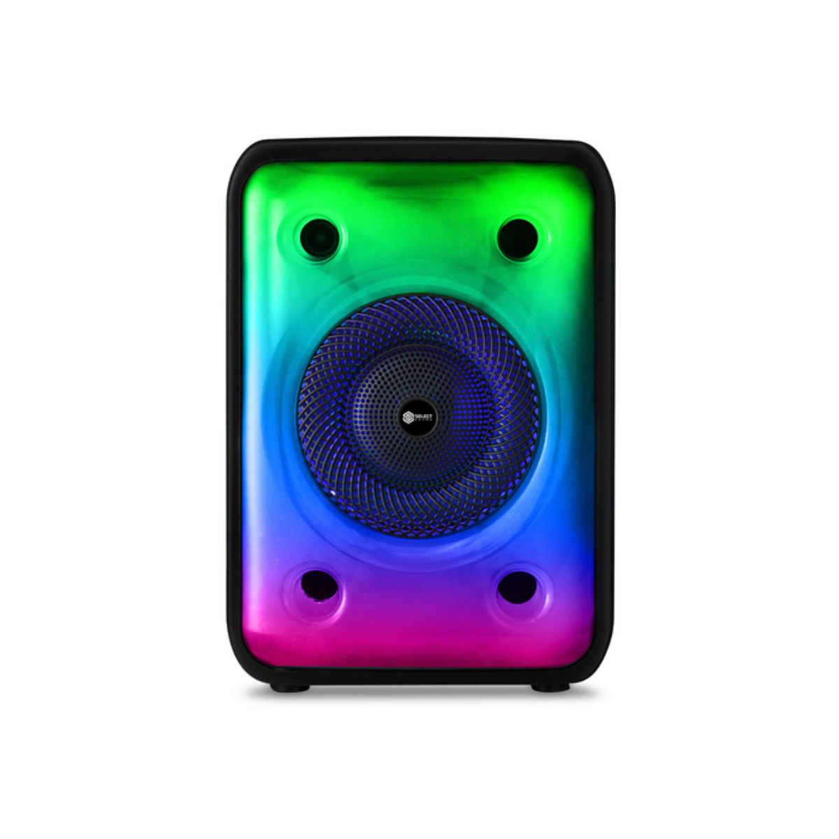 Bocina Bluetooth Select Sound Bt1018 color Negro Radio FM Luz LED