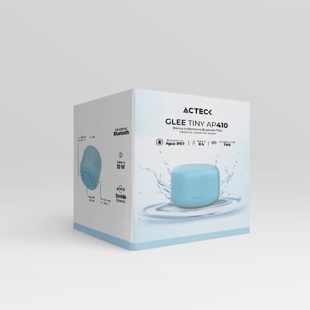 Foto 6 | Bocina Portátil Acteck Glee Tiny Ap410 Resistente al Agua color Azul