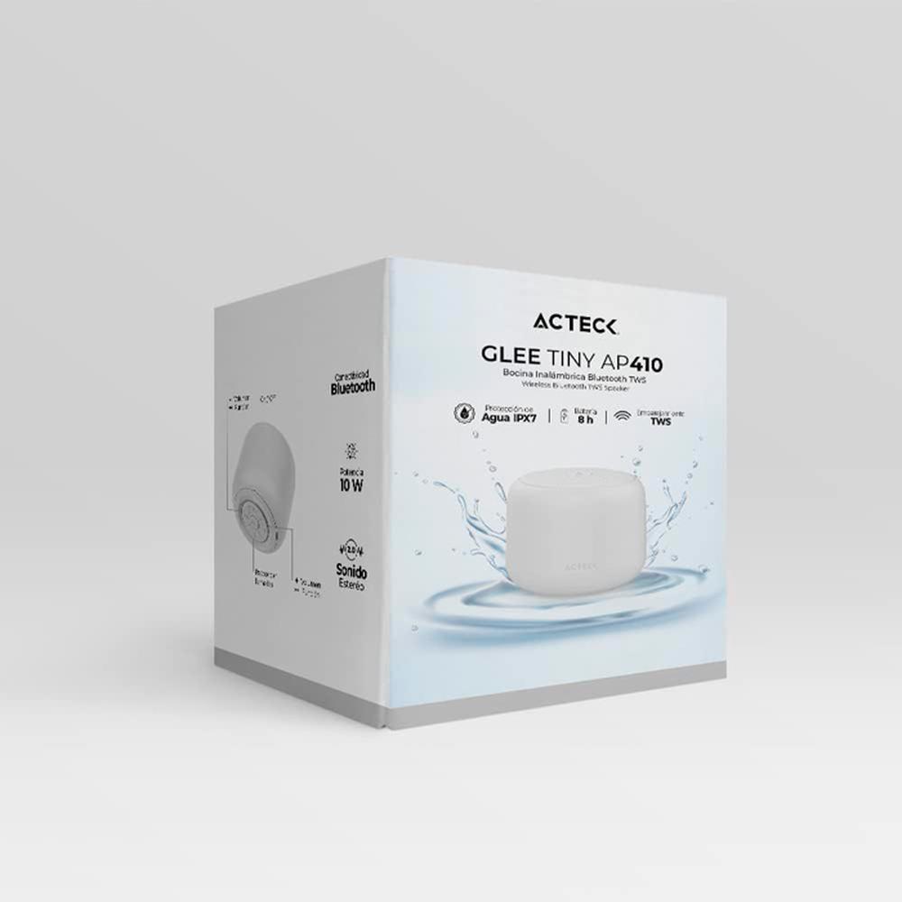 Foto 6 | Bocina Portátil Acteck Glee Tiny Ap410 Resistente al Agua color Blanco