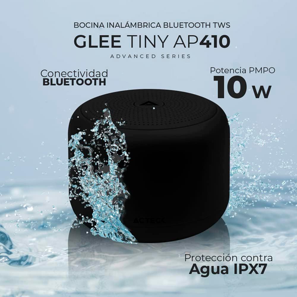 Foto 5 pulgar | Bocina Portatil Acteck Glee Tiny Ap410 Resistente al Agua color Negro