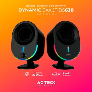 Foto 2 | Bocinas Acteck Dynamic Exact Bs630 Inalambrica 20w Rms Usb Negro Ac-935869