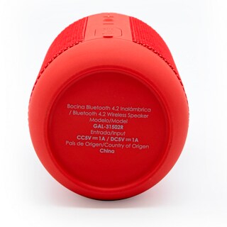 Foto 5 | Bocina Bluetooth Getttech Loud Color Rojo, Gal-31502r
