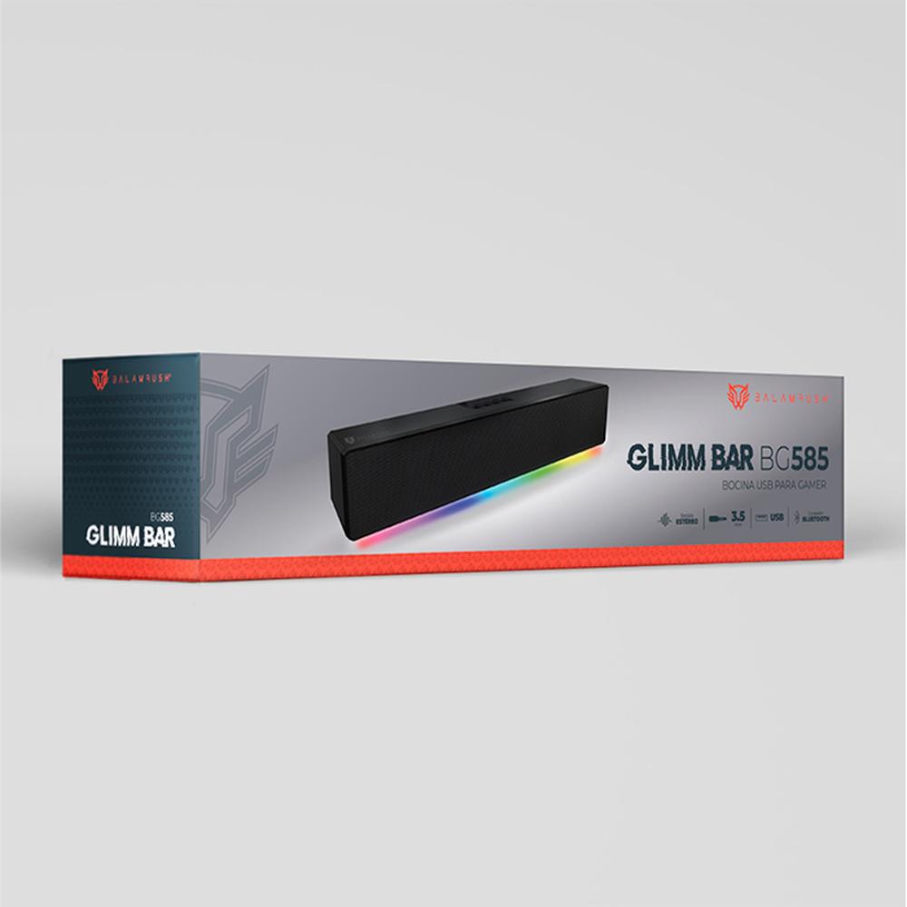 Foto 5 | Bocina Gamer Balam Rush Glimm Bar Bg585 Led Bluetooth 3.5mm Br-936958 Color Negro