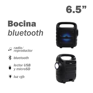 Foto 2 | Bocina Portátil De 6.5'' Con Bluetooth Link Bits