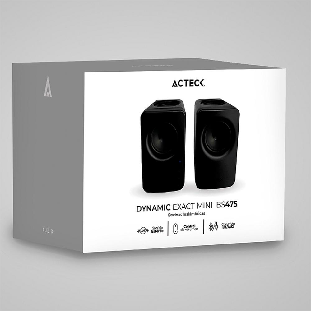Foto 7 pulgar | Bocinas Acteck AC-936361 Negras Dynamic Exact Mini BS475 Inalámbricas 10w