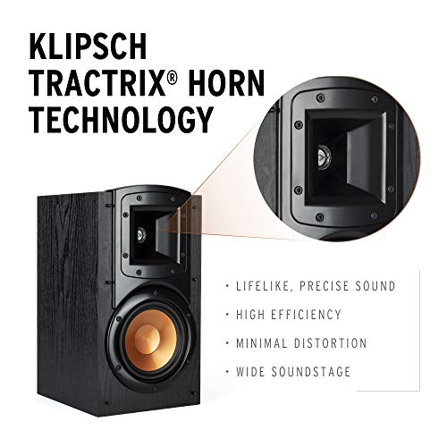 Foto 4 pulgar | Venta Internacional- Par de Altavoces de Estantería Klipsch Synergy Black Label B