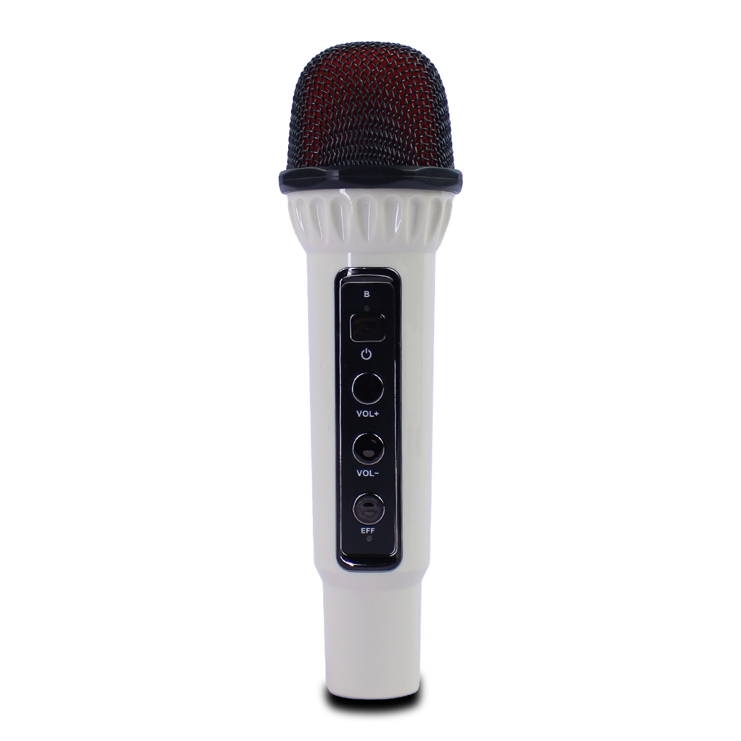 Foto 7 | Bocina Karaoke Doble Micrófono Bluetooth Powerfull Rk01 Negra