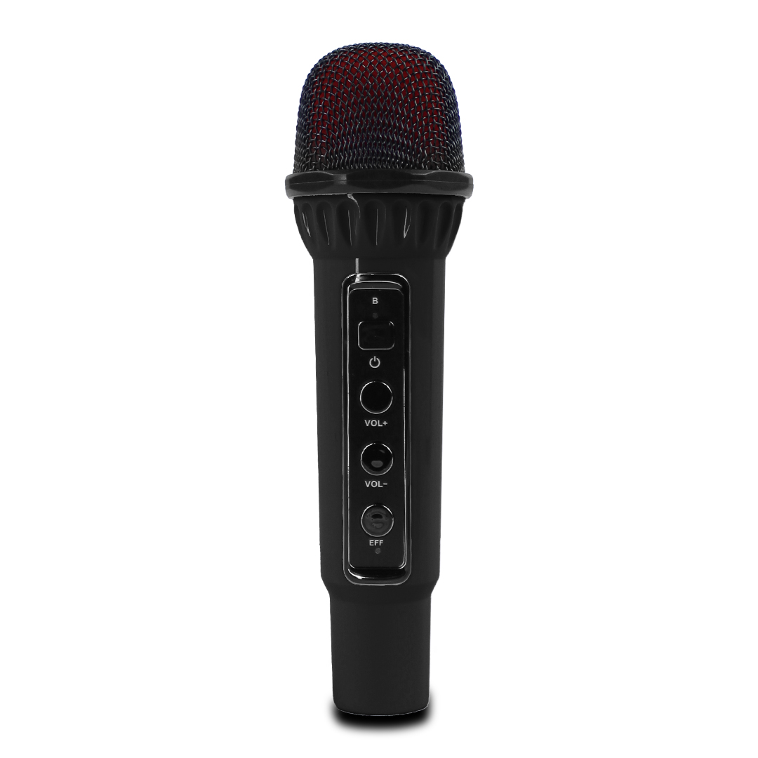 Foto 6 | Bocina Karaoke Doble Micrófono Bluetooth Powerfull Rk01 Negra