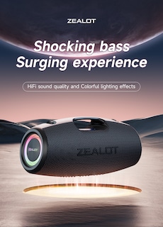 Foto 4 | Venta Internacional- Altavoz Bluetooth Zealot S78 100 W Impermeable