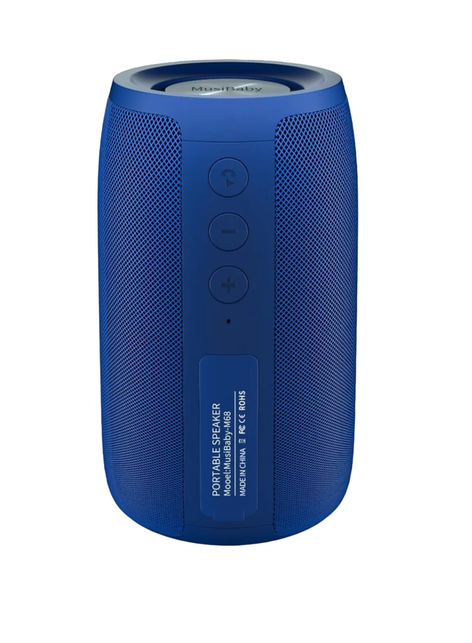 Bocina Zealot Portátil color Azul con Bluetooth