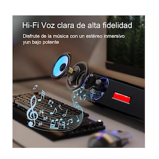 Foto 2 | Barra de Sonido para Pc Tv Bocinas Inalámbrica Eo Safe Imports Esi-10389 Negro