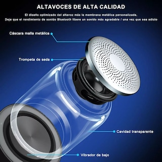 Foto 3 | Bocina Inalámbrica Eo Safe Imports Esi10387 Negra con Bluetooth
