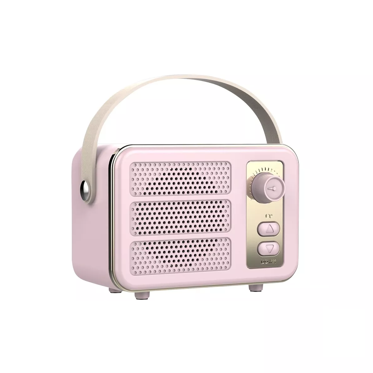 Foto 2 pulgar | Bocina Eo Safe Imports ESI-10949 Rosa Bluetooth Retro Radio Recargable Bocina Portátil