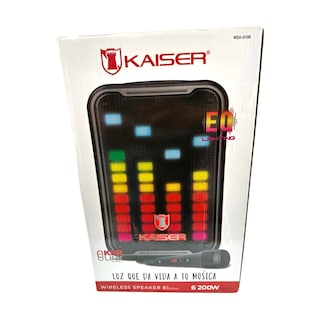 Foto 3 | Bafle Kaiser Msa-0108 con 7 Efectos de Luz Audiorítmica